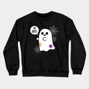 Hi Boo Ghost Halloween Crewneck Sweatshirt